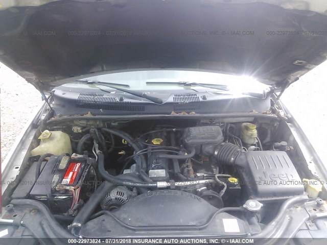 1J4GW48S34C200671 - 2004 JEEP GRAND CHEROKEE LAREDO/COLUMBIA/FREEDOM 银色 照片 10