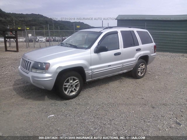 1J4GW48S34C200671 - 2004 JEEP GRAND CHEROKEE LAREDO/COLUMBIA/FREEDOM 银色 照片 2