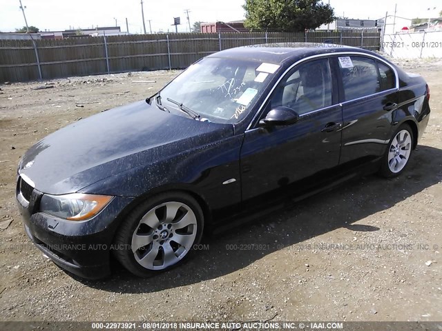 WBAVD53568A283537 - 2008 BMW 335 XI BLACK photo 2