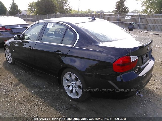 WBAVD53568A283537 - 2008 BMW 335 XI BLACK photo 3