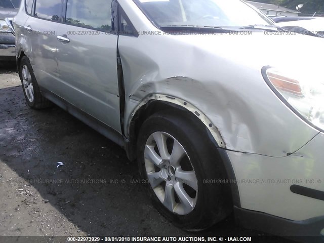 4S4WX83C064414550 - 2006 SUBARU B9 TRIBECA 3.0 H6/3.0 H6 LIMITED SILVER photo 6