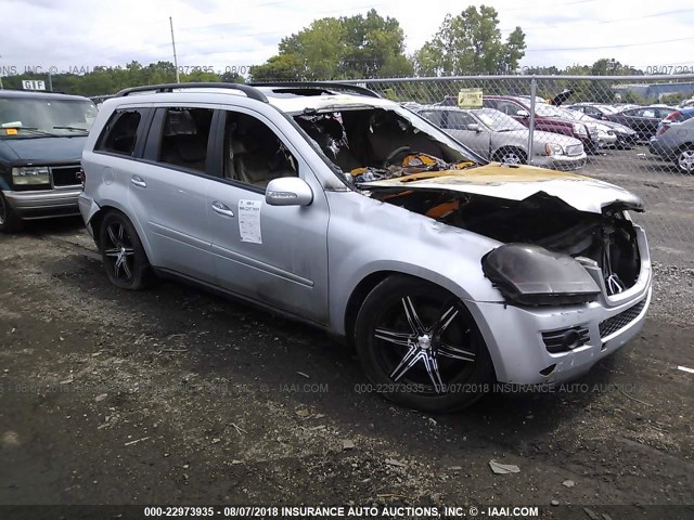 4JGBF71E07A150667 - 2007 MERCEDES-BENZ GL 450 4MATIC SILVER photo 1