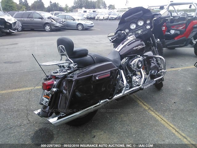 1HD1KBW166Y691022 - 2006 HARLEY-DAVIDSON FLHXI BURGUNDY photo 4