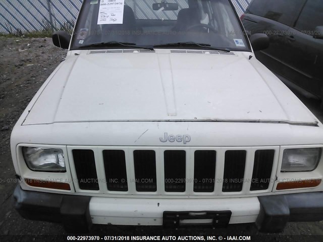 1J4FF48S0YL214934 - 2000 JEEP CHEROKEE SPORT WHITE photo 6