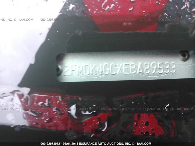 2FMDK4GCXEBA89533 - 2014 FORD EDGE SE BLACK photo 9