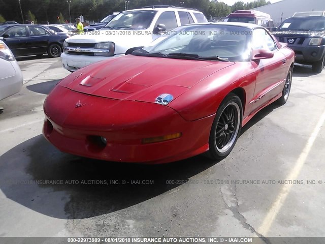 2G2FV22P9S2200253 - 1995 PONTIAC FIREBIRD FORMULA/TRANS AM RED photo 2