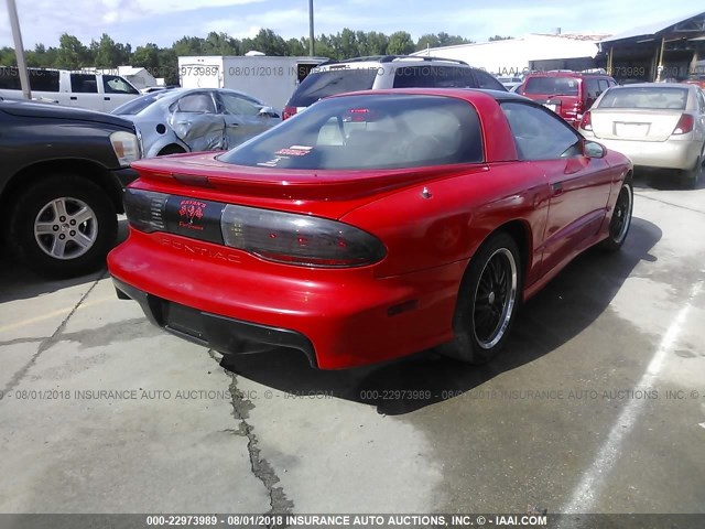 2G2FV22P9S2200253 - 1995 PONTIAC FIREBIRD FORMULA/TRANS AM RED photo 4