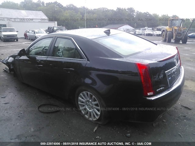 1G6DG5E51D0157527 - 2013 CADILLAC CTS LUXURY COLLECTION BLACK photo 3