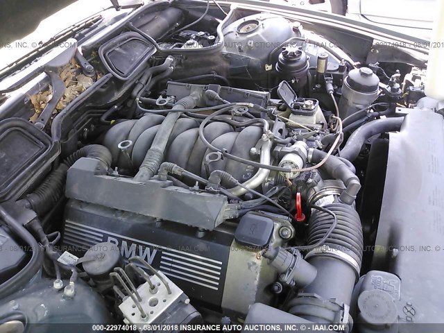 WBAGJ8321WDM20971 - 1998 BMW 740 IL GREEN photo 10