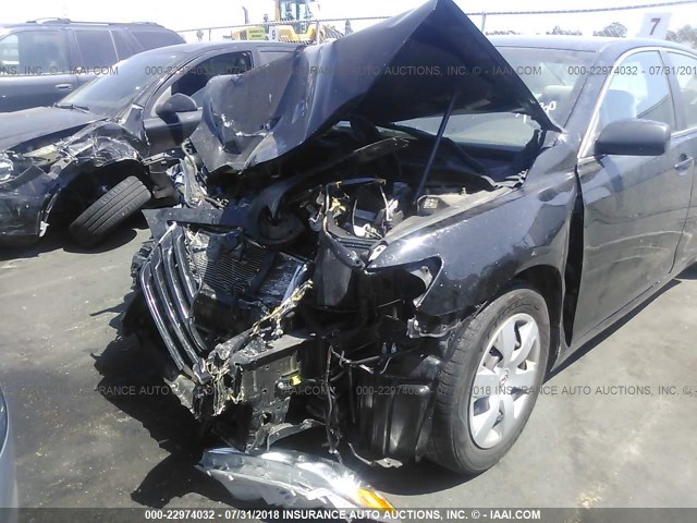 4T4BE46K18R029183 - 2008 TOYOTA CAMRY CE/LE/XLE/SE BLACK photo 6