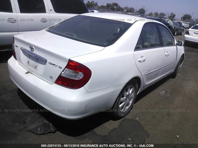4T1BF32K33U053968 - 2003 TOYOTA CAMRY LE/XLE/SE Ağ foto 4