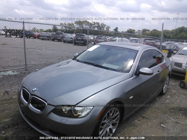 WBAWV13598P119643 - 2008 BMW 328 I SULEV GRAY photo 2