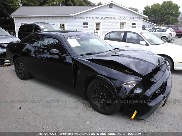 2C3CDYAG1DH610670 - 2013 DODGE CHALLENGER SXT BLACK photo 1