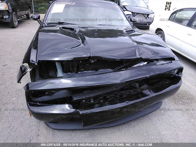 2C3CDYAG1DH610670 - 2013 DODGE CHALLENGER SXT BLACK photo 6