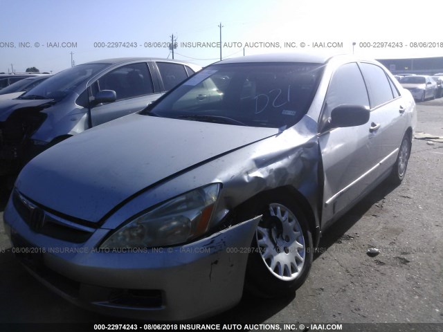 1HGCM56137A140547 - 2007 HONDA ACCORD VALUE SILVER photo 6