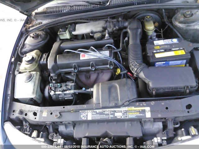 1G8ZH1278VZ210309 - 1997 SATURN SC2 BLUE photo 10