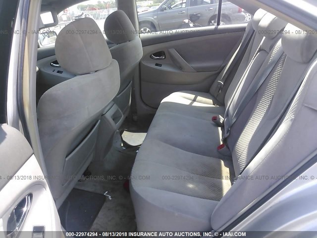 4T1BE46K27U653471 - 2007 TOYOTA CAMRY NEW GENERAT CE/LE/XLE/SE SILVER photo 8