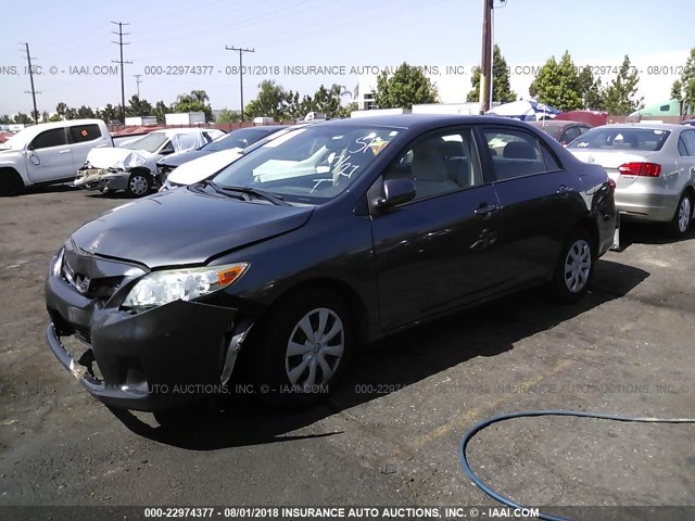 JTDBU4EE1B9144955 - 2011 TOYOTA COROLLA S/LE BLACK photo 2