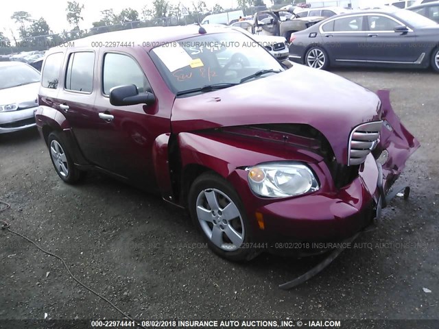 3GNDA13D67S602768 - 2007 CHEVROLET HHR LS MAROON photo 1