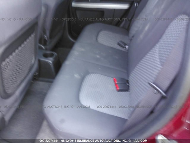 3GNDA13D67S602768 - 2007 CHEVROLET HHR LS MAROON photo 8