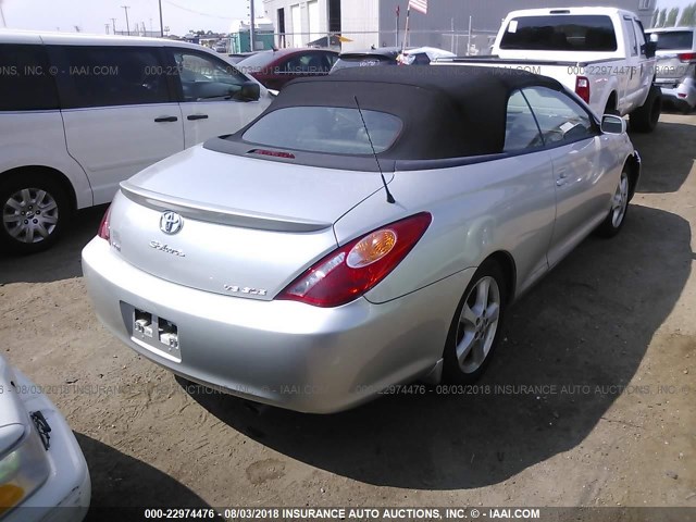 4T1FA38P26U080330 - 2006 TOYOTA CAMRY SOLARA SE/SLE Gümüş foto 4