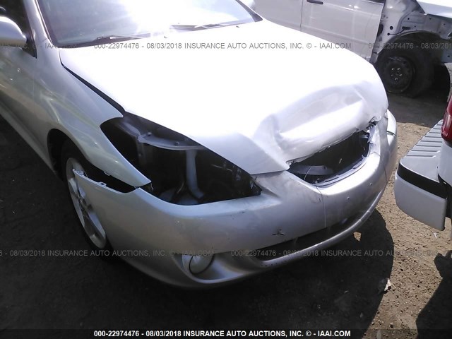 4T1FA38P26U080330 - 2006 TOYOTA CAMRY SOLARA SE/SLE Gümüş foto 6