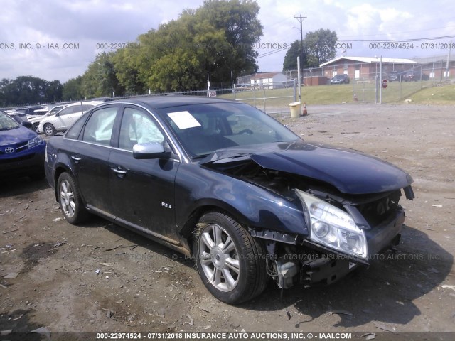 1MEHM42W78G621317 - 2008 MERCURY SABLE PREMIER BLUE photo 1