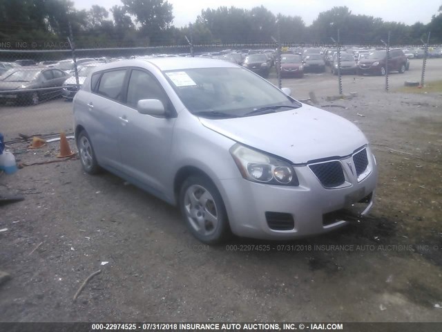 5Y2SL67839Z445405 - 2009 PONTIAC VIBE SILVER photo 1