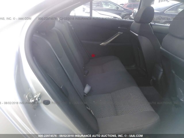 1G2ZG57B084209593 - 2008 PONTIAC G6 SE SILVER photo 8