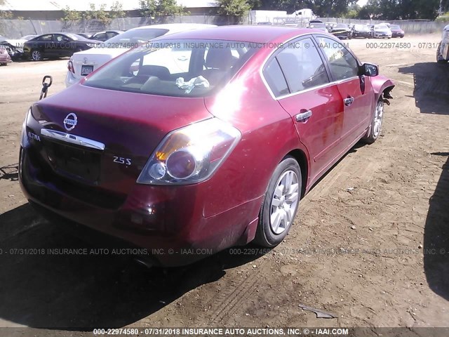 1N4AL21EX7N455412 - 2007 NISSAN ALTIMA 2.5/2.5S RED photo 4