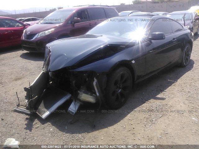 WBAEH73484B190496 - 2004 BMW 645 CI AUTOMATIC Қара фото 2