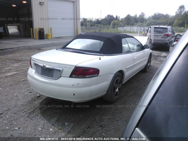 1C3EL55RX6N116212 - 2006 CHRYSLER SEBRING TOURING WHITE photo 4