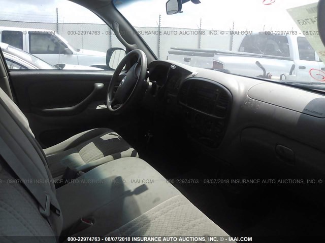 5TBDT44145S468328 - 2005 TOYOTA TUNDRA DOUBLE CAB SR5 RED photo 5