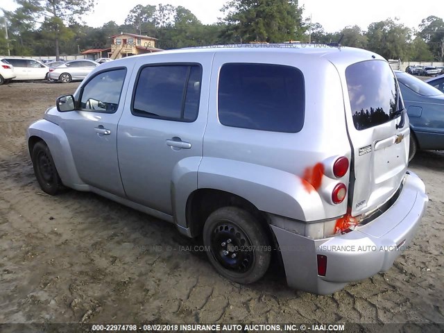 3GNBAADB3AS579204 - 2010 CHEVROLET HHR LS SILVER photo 3