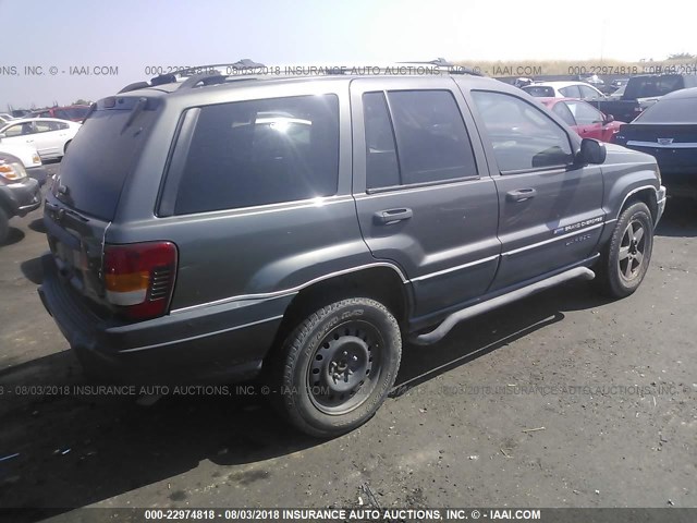 1J4GW48S24C159403 - 2004 JEEP GRAND CHEROKEE LAREDO/COLUMBIA/FREEDOM 灰色 照片 4