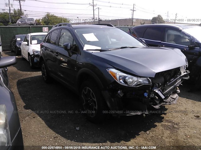 JF2GPABC4HH236687 - 2017 SUBARU CROSSTREK PREMIUM ნაცრისფერი ფოტო 1