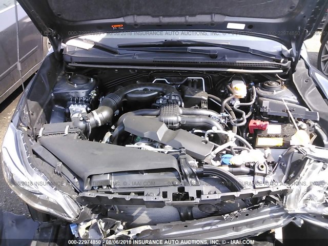 JF2GPABC4HH236687 - 2017 SUBARU CROSSTREK PREMIUM ნაცრისფერი ფოტო 10