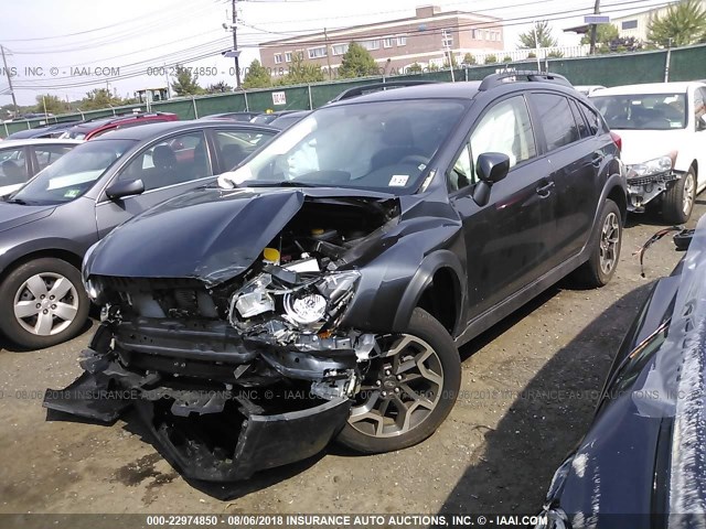 JF2GPABC4HH236687 - 2017 SUBARU CROSSTREK PREMIUM ნაცრისფერი ფოტო 2