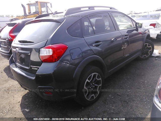 JF2GPABC4HH236687 - 2017 SUBARU CROSSTREK PREMIUM GRAY photo 4