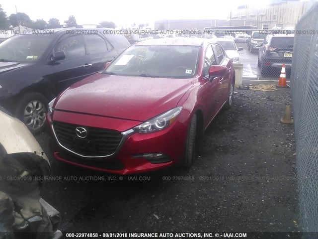 3MZBN1K73HM155013 - 2017 MAZDA 3 SPORT RED photo 2