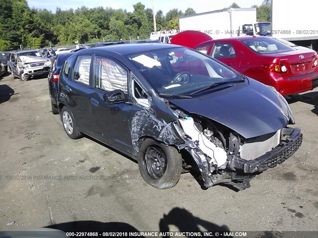 JHMGE8H38BS002940 - 2011 HONDA FIT SILVER photo 1