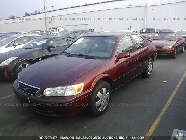 4T1BG22KXYU954740 - 2000 TOYOTA CAMRY CE/LE/XLE 红色 照片 2
