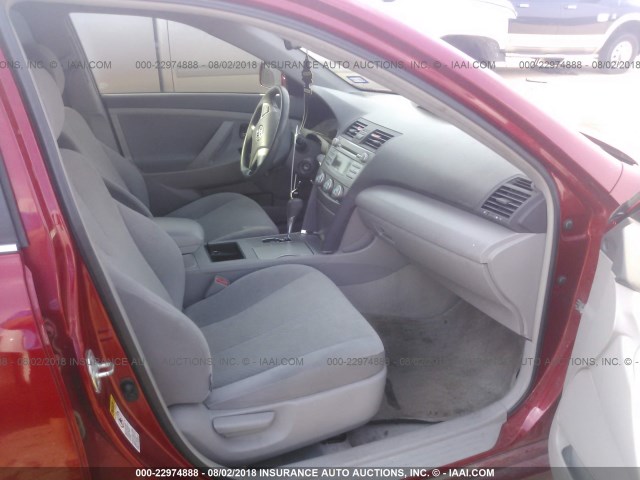 4T1BE46K89U416048 - 2009 TOYOTA CAMRY SE/LE/XLE 红色 照片 5