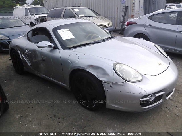 WP0AA29837U762280 - 2007 PORSCHE CAYMAN S SILVER photo 1