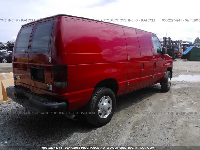 1FTSE3EL1BDA38752 - 2011 FORD ECONOLINE E350 SUPER DUTY VAN WHITE photo 4