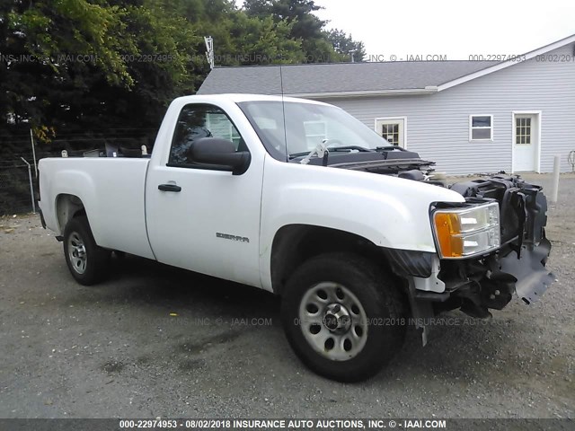 1GTN1TEX8CZ135446 - 2012 GMC SIERRA C1500 WHITE photo 1