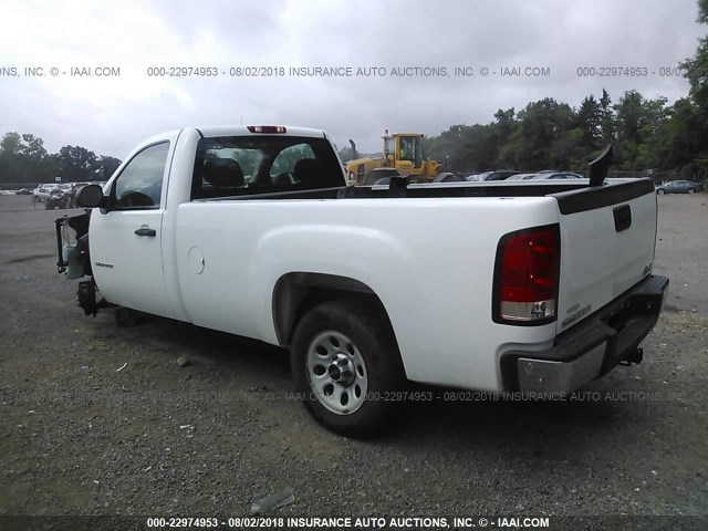 1GTN1TEX8CZ135446 - 2012 GMC SIERRA C1500 WHITE photo 3