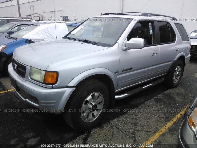 4S6CM58W2X4404172 - 1999 HONDA PASSPORT EX/LX 银色 照片 2