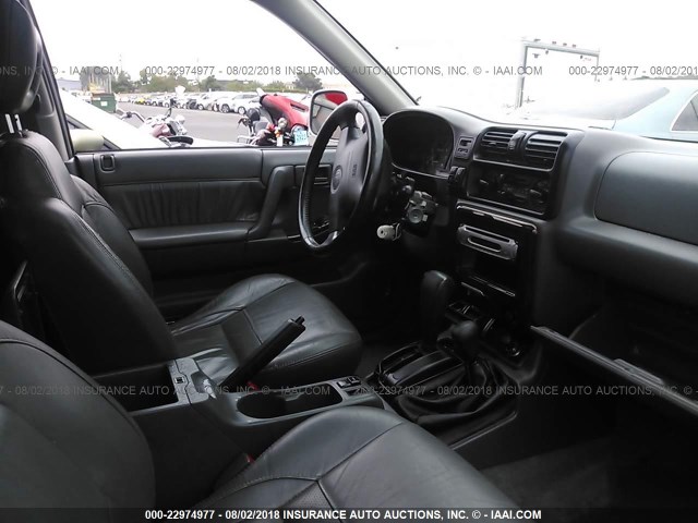 4S6CM58W2X4404172 - 1999 HONDA PASSPORT EX/LX 银色 照片 5