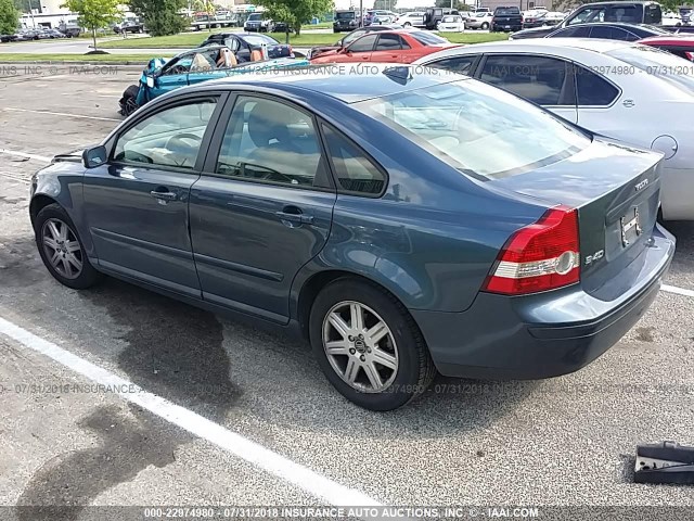 YV1MS382X62190433 - 2006 VOLVO S40 2.4I BLUE photo 3